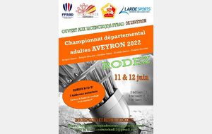 Championnat adultes AVEYRON 2022